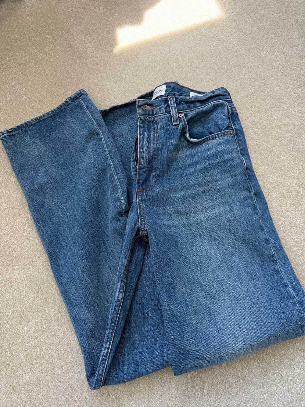 Aritzia denim forum 90’s iggy lo rise baggy jeans size 25 - Picture 7 of 8